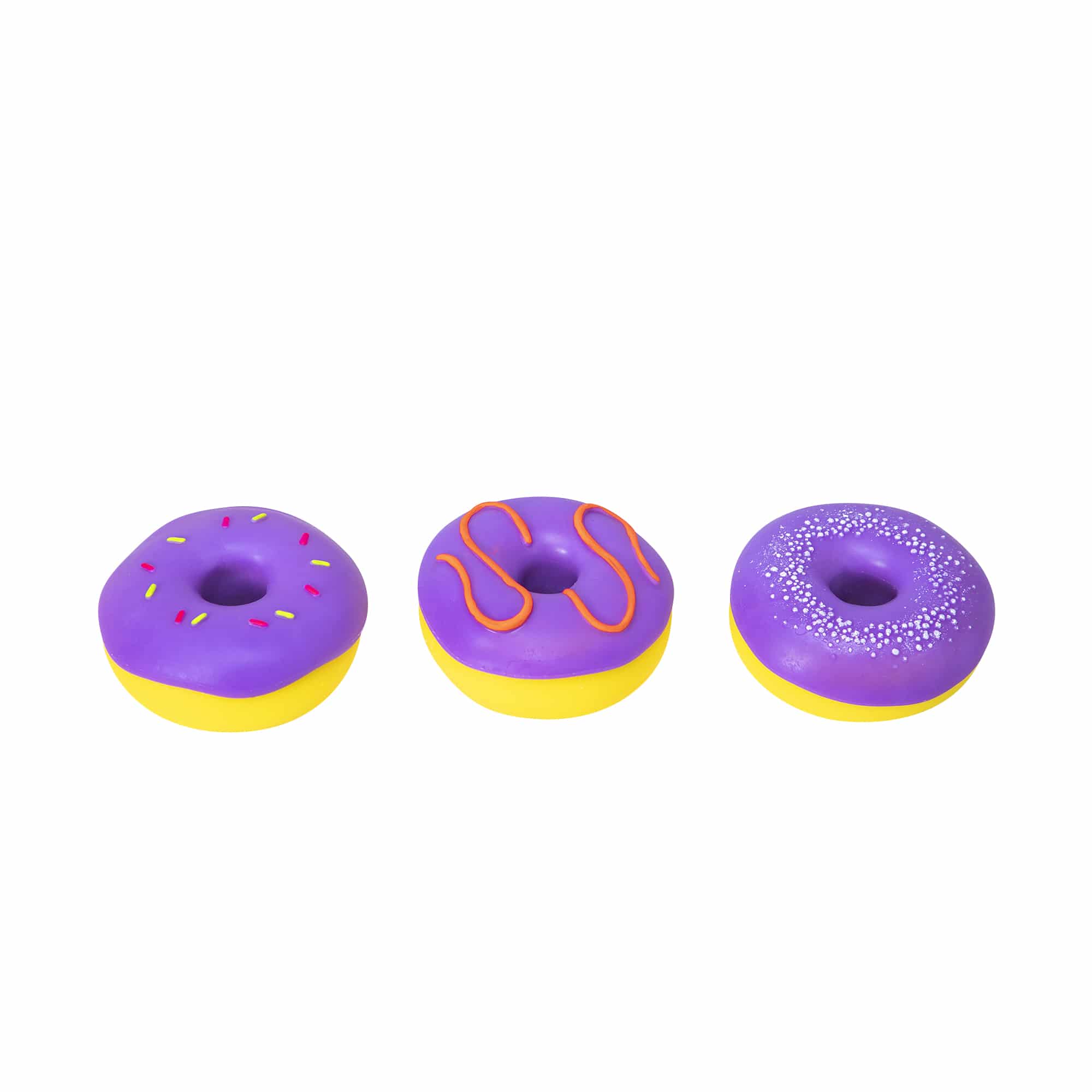 NeeDoh Dohnuts X1 Group - Yellow with Purple Frosting