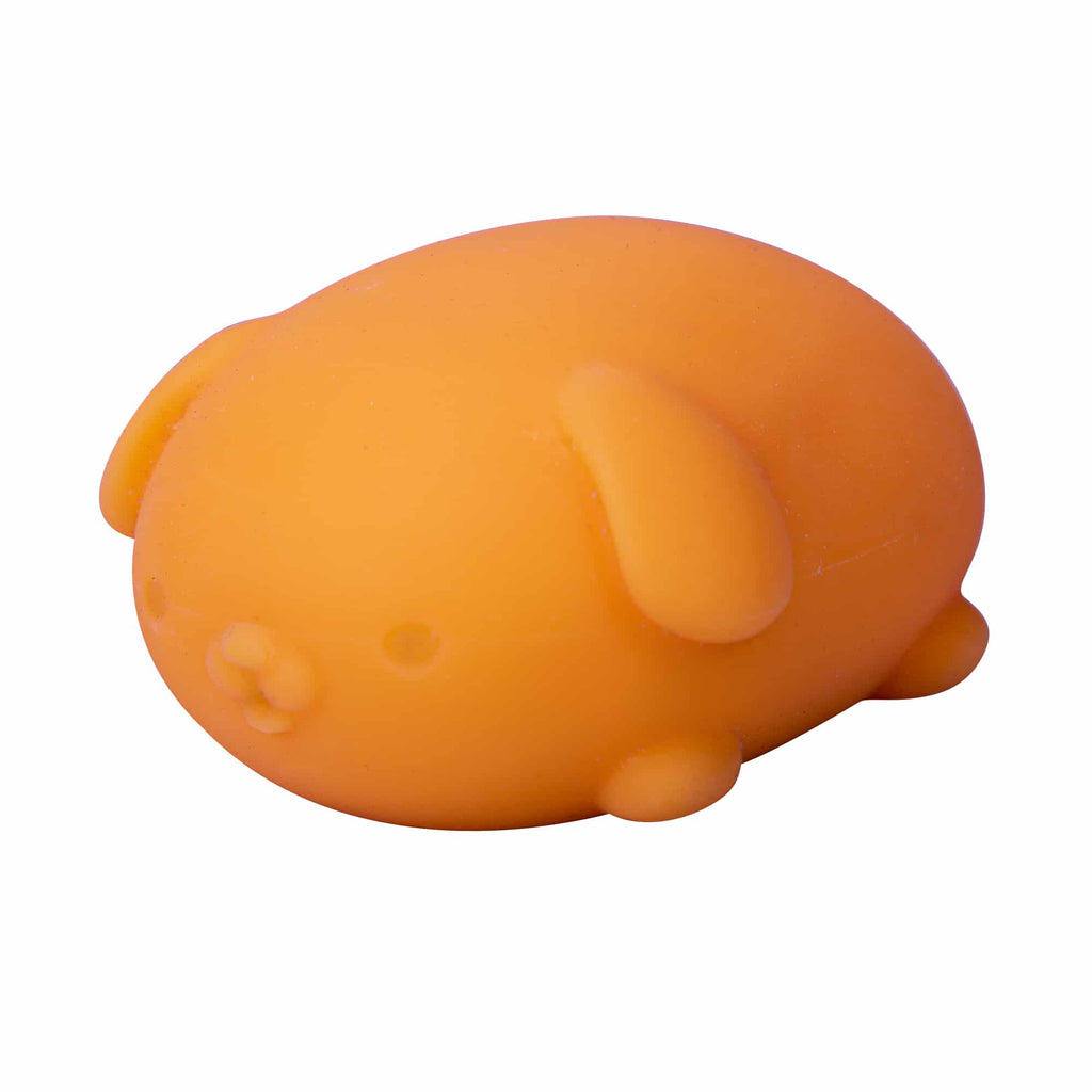 NeeDoh Funky Pup E7 - Orange 3Q Left