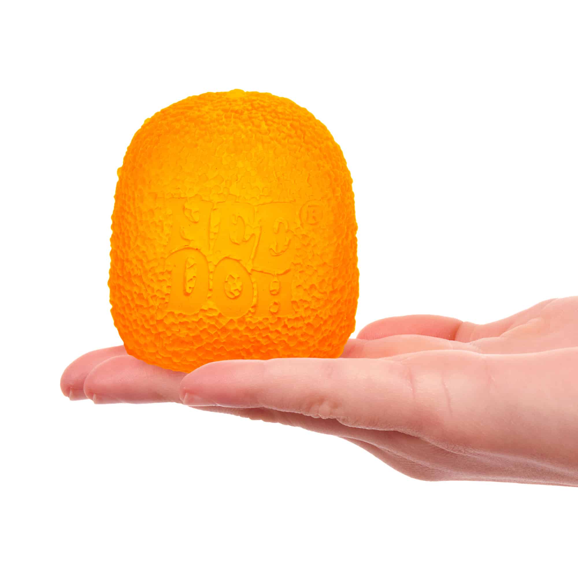 NeeDoh Gumdrop G1 Orange in Hand
