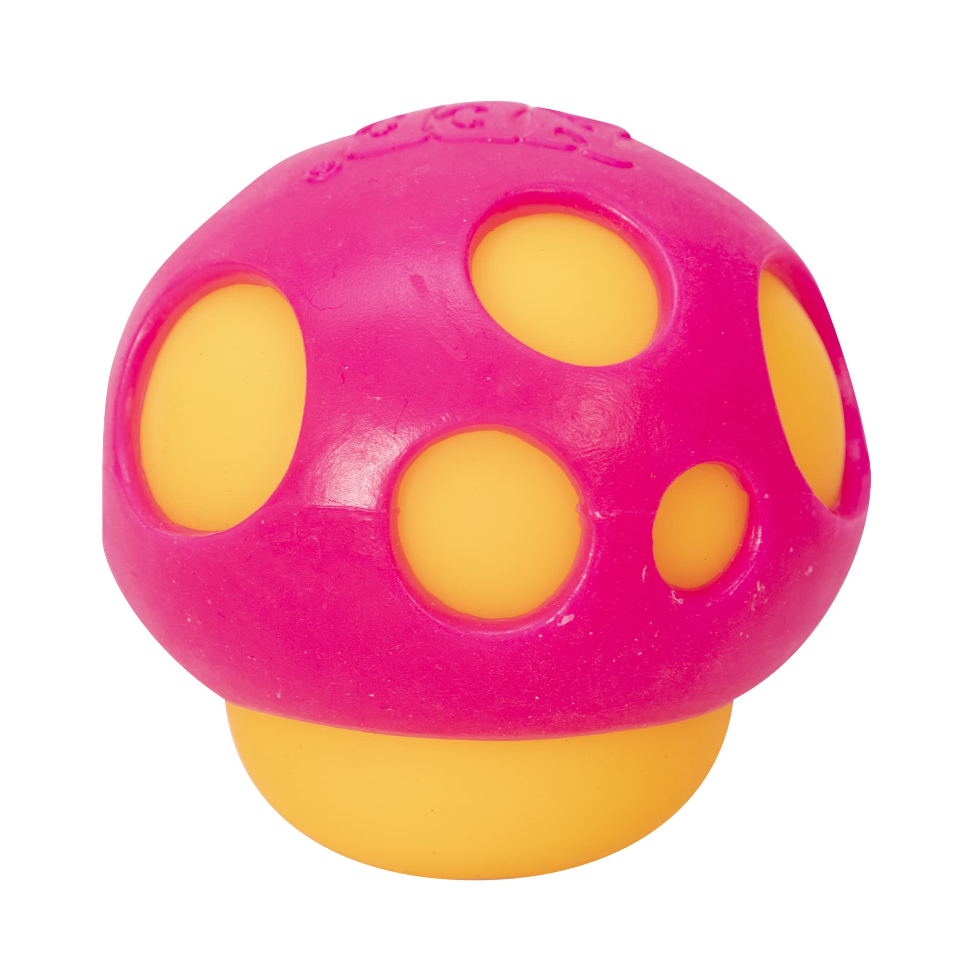 NeeDoh Groovy Shroom S5 - Orange with Pink Top Mushroom