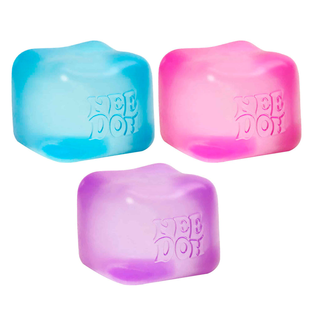 NeeDoh Nice Cube L8 Blue Package Angle Right