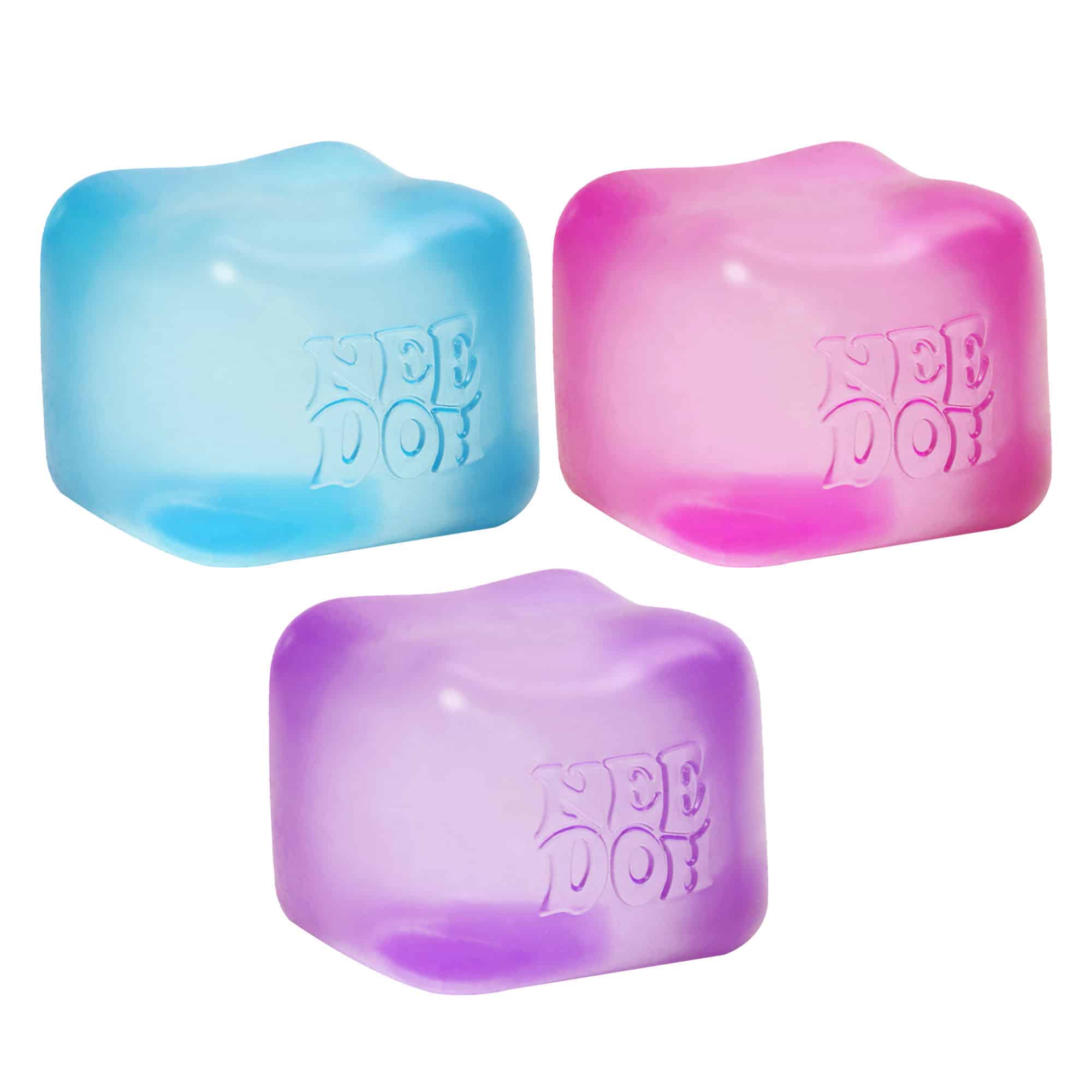NeeDoh Nice Cube L8 Blue Package Angle Right