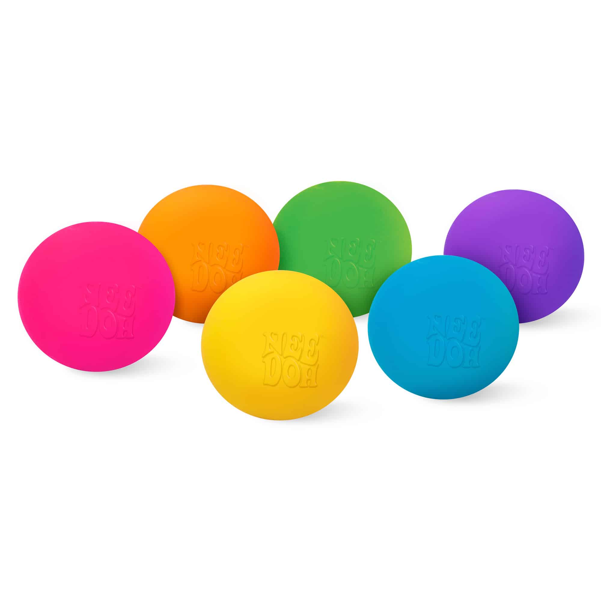NeeDoh Rainboh F8 contents - 6 different color Teenie NeeDoh